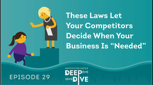 Thumbnail for These Laws Let Your Competitors Decide When Your Business is “Needed”