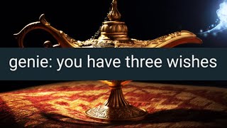 Thumbnail for You have three wishes | Jeaney Collects