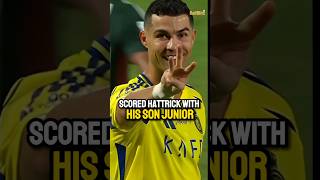 Thumbnail for Ronaldo scored a Hat-trick with his son Cristiano Jr in the same day.😭 Ronaldo 1 + junior 2 Respect📈 | BallBlitz