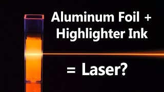 Thumbnail for We Built A Laser Out Of Tin Foil And Highlighters | The Thought Emporium