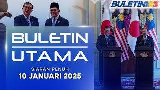 Thumbnail for Malaysia-Jepun Sepakat Teroka Kerjasama Baharu Pelbagai Bidang | Buletin Utama, 10 Januari 2025 | Buletin TV3