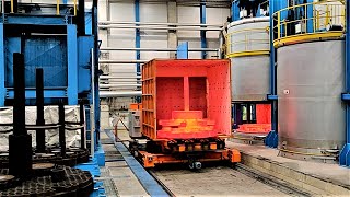 Thumbnail for Case-hardening HUGE 2 Ton Gear with Automatized Heat Treating Facility | Beyond the press