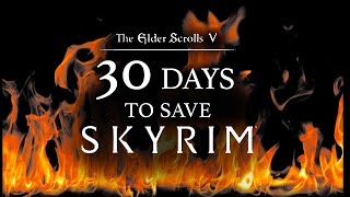 Thumbnail for CAN I SAVE SKYRIM IN 30 DAYS? - Skyrim 100 Days Survival Challenge Live | The Spiffing Brit