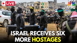 Thumbnail for LIVE: Six More Israeli Hostages Freed in Exchange for Over 600 Palestinian Prisoners | Hamas | N18G