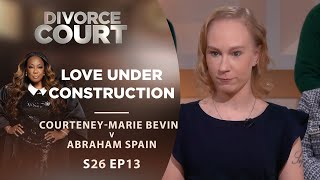 Thumbnail for Love Under Construction: Courteney-Marie Bevins v Abraham Spain - Season 26 Episode 13 | Divorce Court