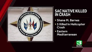 Thumbnail for Sacramento man among 5 US troops killed in military helicopter crash over the Mediterranean | KCRA 3