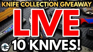 Thumbnail for MC LIVE! Mystery Knife Collection GIVEAWAY! 10 KNIVES! + Knives & Knonsense | Metal Complex