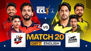 Thumbnail for [ENGLISH] #ECL | Match 20 | Bangalore Bashers vs Chennai Smashers | Abhishek Malhan vs Thugesh | Entertainers Cricket League (ECL)