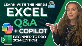 Thumbnail for Microsoft Excel Q&A with New Copilot in Excel Tools | Pragmatic Works