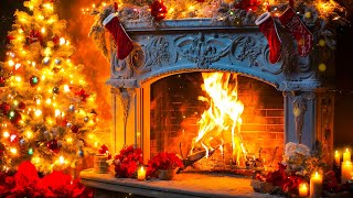 Thumbnail for 24/7 Christmas Fireplace Music 🔥 Relaxing Christmas Music Ambience 🎅🎄 Crackling Christmas Fireplace | Cozy Cottage