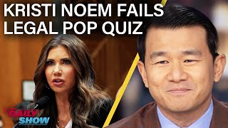 Thumbnail for Kristi Noem Plots Citizenship Hunger Games & Kash Patel Drops Epstein News | The Daily Show