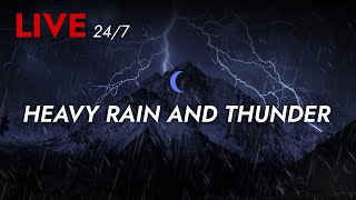 Thumbnail for 🔴 Heavy Rain and Thunder Sounds 24/7 - Deep Sleep | Thunderstorm for Sleeping - Pure Relaxing Vibes