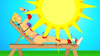 Thumbnail for when sunbathing becomes 1,000,000x more painful | GrayStillPlays