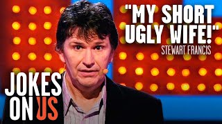 Thumbnail for Stewart Francis' BEST One Liners | Comedy Roadshow - Jokes On Us