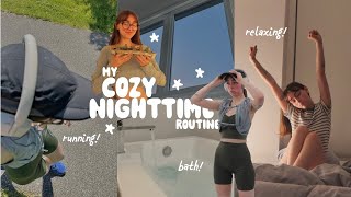 Thumbnail for cozy nighttime routine ✨🛁 playing w cats and taking a bath!!! | toomuchzozo