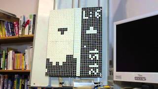 Thumbnail for Flipdot Tetris beta | bytewerk