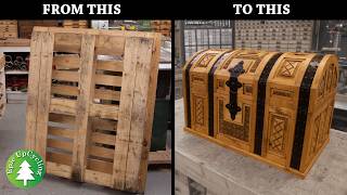 Thumbnail for A Pirate Treasure Chest Made Out Of A Pallet. | Epic UpCycling