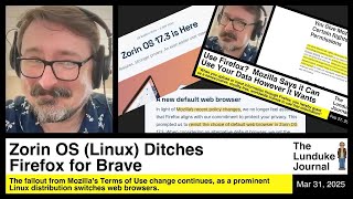 Thumbnail for Zorin OS (Linux) Ditches Firefox for Brave | The Lunduke Journal