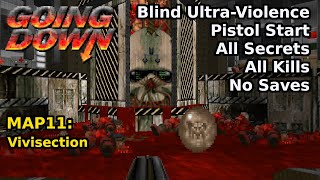 Thumbnail for Going Down - MAP11: Vivisection (Blind Ultra-Violence 100%) | decino