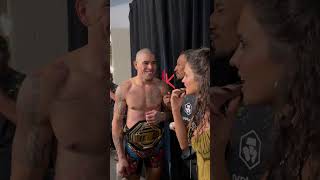 Thumbnail for Alex Pereira peer pressured me to do a ritual LOL #shorts #ufc #ufc303 | Nina Drama