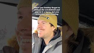 Thumbnail for When you forget to defrost the windshield and you’re in a hurry, but you remember your training | FunnyMemeSpot Backup