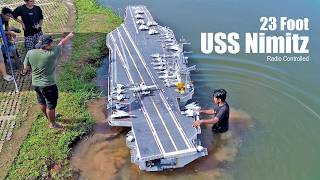 Thumbnail for Building a 23-Foot USS Nimitz with 32 Planes and Working Catapult | Julius Perdana 