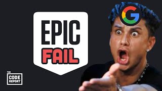 Thumbnail for The shocking result of Epic Games vs Google | Fireship