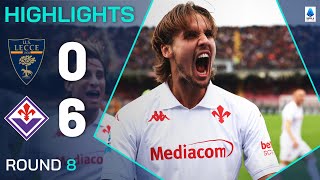 Thumbnail for LECCE-FIORENTINA 0-6 | HIGHLIGHTS | Huge win for Fiorentina | Serie A 2024/25 | Serie A