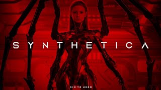 Thumbnail for 2 HOURS Dark Cyberpunk / EBM / Industrial Bass Mix 'SYNTHETICA' | Aim To Head Official