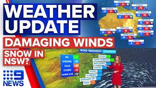 Thumbnail for Australian Weather Forecast: Rain and Temperature Outlook - May 2 | 9 News Australia