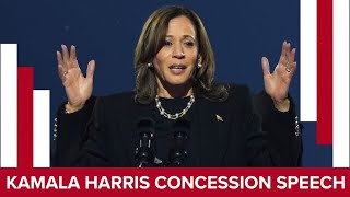 Thumbnail for WATCH: Kamala Harris gives concession speech after Donald Trump wins presidency | WFAA