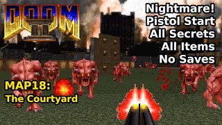 Thumbnail for Doom II - MAP18: The Courtyard (Nightmare! 100% Secrets + Items) | decino