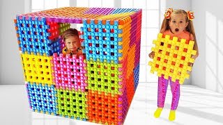 Thumbnail for Diana and Roma Playing with Toy Blocks | ✿ Kids Diana Show
