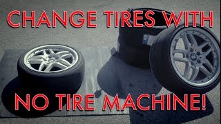 Thumbnail for Changing tires with NO TIRE MACHINE! Do it yourself for free. | Evan Woss