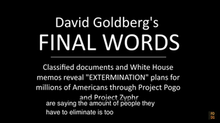 Thumbnail for David Goldberg’s Final Words