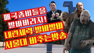 Thumbnail for 매국좀비들을 발바버리자!내란세력 빌바발바!서울대 비추는방송 | 황기자