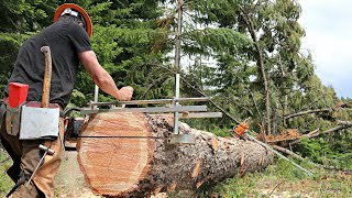 Thumbnail for How To Chainsaw Milll Like A PROFESSIONAL HOMEOWNER WRANGLERSTAR | Wranglerstar