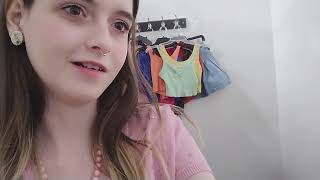 Thumbnail for Trying on clothes at the thrift store! 😛 | vonthedon