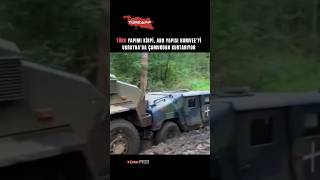 Thumbnail for Ahmet ofa bas gardaş😎 - Ukrayna ordusuna ait Türk yapımı Kirpi, Abd yapımı humvee’yi kurtarıyor🫵🏻 | TÜRKAPP 🇹🇷