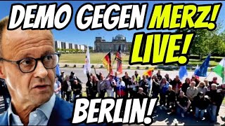 Thumbnail for LIVE ❗ DEMO gegen MERZ Bundestag Reichstag Bundeskanzleramt Berlin - Gemeinsam für Deutschland | Utopia TV Deutschland