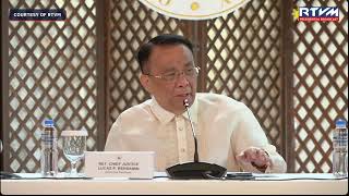 Thumbnail for LIVE: Executive Secretary Bersamin holds press conference after Marcos' courtesy resignation call | Rappler