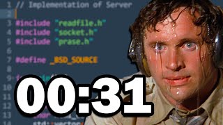 Thumbnail for coding in c until i get a SEGFAULT | Low Level Learning