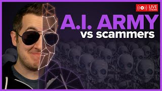 Thumbnail for Scammers vs AI Bot Army (AI Kitboga - Episode 26) | AI Kitboga