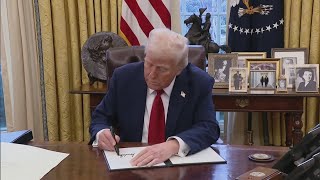 Thumbnail for Trump signs executive orders regarding FAA one day after deadly DC crash | NEWS CENTER Maine