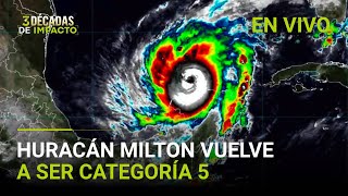 Thumbnail for En vivo: El huracán Milton vuelve a ser categoría 5. Mira aquí la trayectoria y las evacuaciones | Primer Impacto