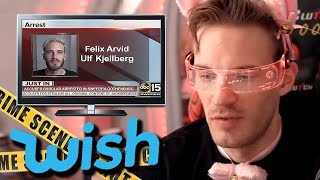 Thumbnail for I bought forbidden Wish Items (Cops Came To My House Big Oopsie) | PewDiePie