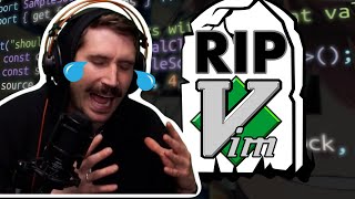 Thumbnail for I am done with vim | ThePrimeagen