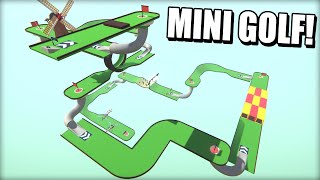 Thumbnail for I Built a 9 Hole Mini Golf Track and Challenged the Dev! | kAN Gaming