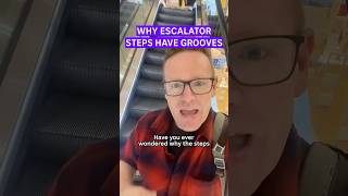 Thumbnail for What's the point of escalator grooves? @JulianOShea #Science #Shorts | ABC Science