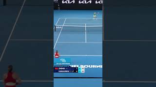 Thumbnail for Zheng SAVES championship point! 🥶 | Australian Open TV
